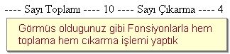 Javascriptte Fonksiyonlar Değer döndüren ve Değer döndürmeyen fonksiyonlar