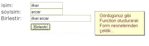 Javascriptte Fonksiyonlar Değer döndüren ve Değer döndürmeyen fonksiyonlar