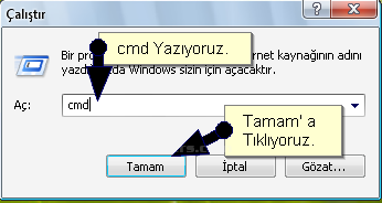Java İle İlk Program Kodunun &Ccedil;alıştırılması