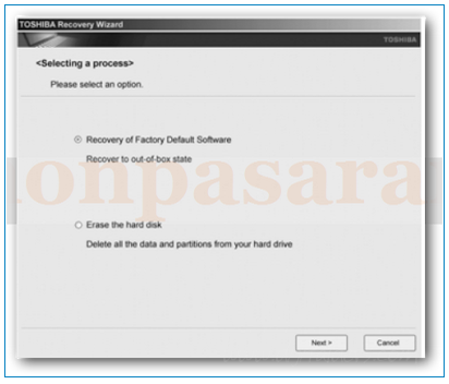 Recovery (Sistemi Fabrika Ayarlarına Almak)